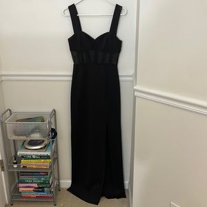 Black tie wedding dress